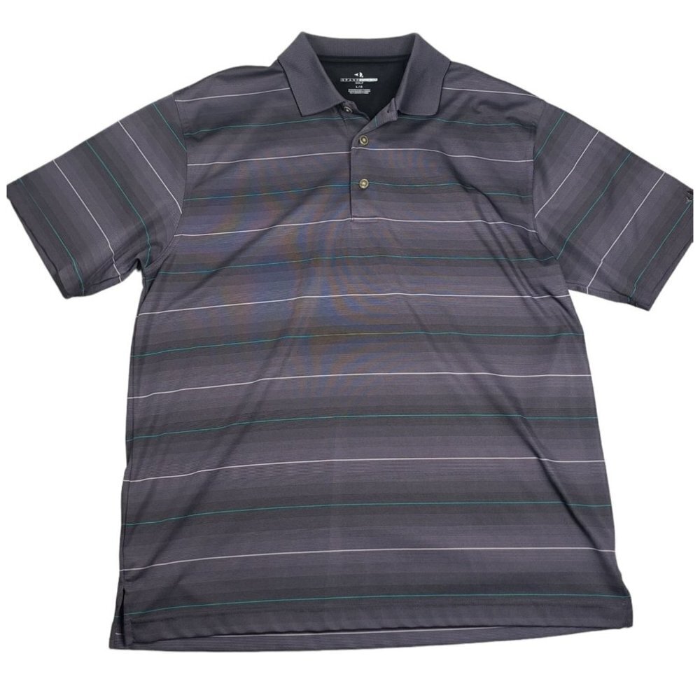 Grand Slam black and purple Golf Polo, size large